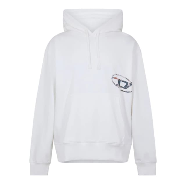 Diesel Mens Macs Flpa Crew Sweatshirt Bright White male S
