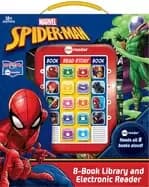 marvel spider man me reader electronic reader and 8 sound book library pi k