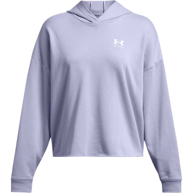 Under Armour Armour Ua Rival Terry Os Hoodie Sweatshirt Womens - Purple Purple 8