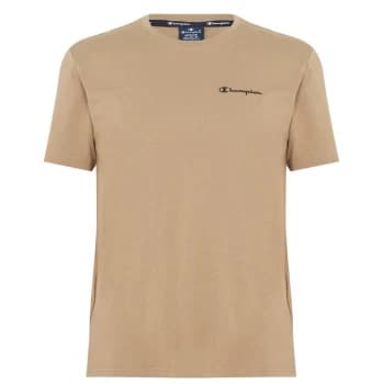 Champion Crew T Shirt Mens - Brown