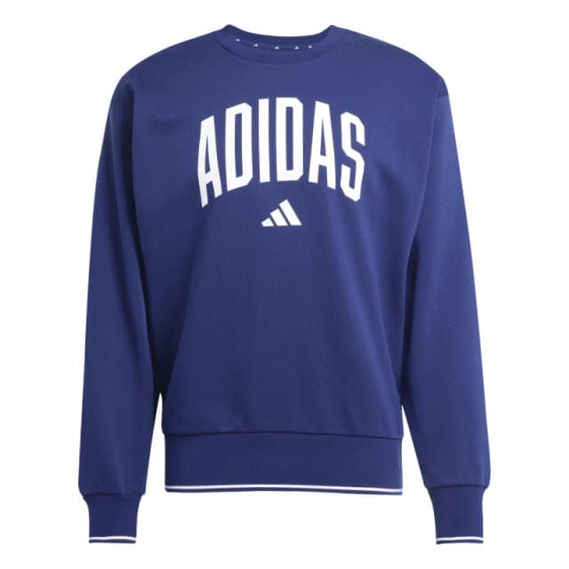 adidas Collegiate Sweatshirt Mens Blue/White male L