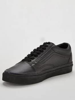 Vans Leather Old Skool - Black