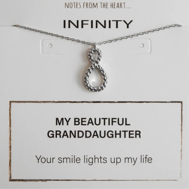 Notes From The Heart NFTH Infinity My Beautiful Daughter Pendant Silver unisex one size