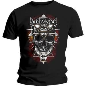 Lamb Of God - All Seeing Red Unisex Large T-Shirt - Black