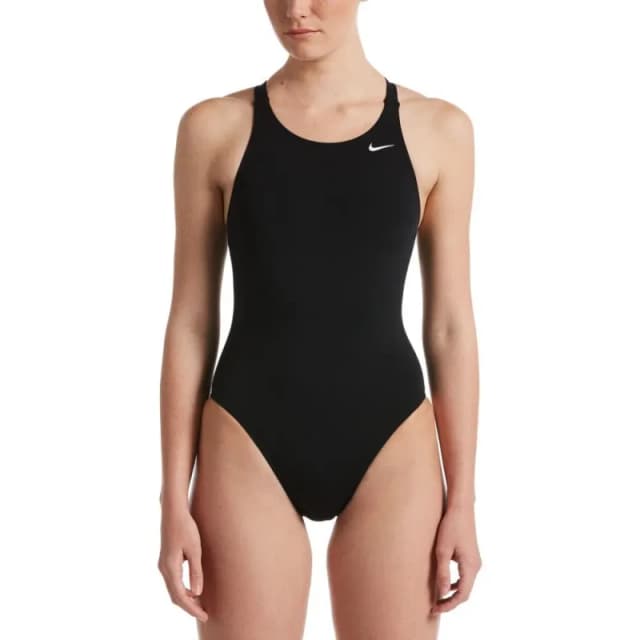 Womens 1 Piece swimsuit Nike Swim Hydrastrong Solid Noir Female 42