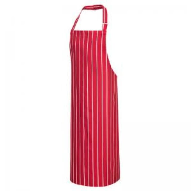 Portwest Butchers Apron S839RWR Colour: Red / White