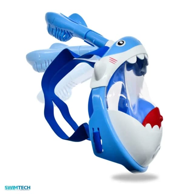 Children's diving mask SwimTech Bleu Unisex XS