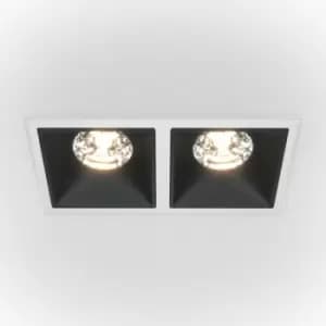 Maytoni Lighting - Maytoni Maytoni Alfa LED Twin Dimmable Recessed Downlight White, Black, 2350lm, 4000K