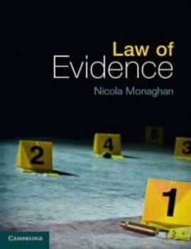 Law of Evidence by Nicola Monaghan Paperback