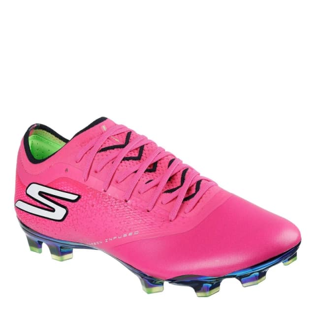 Skechers Razor Elite Adults Firm Ground Football Boots Pink/Black male 8 (42)