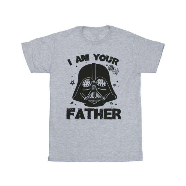 Star Wars Star Wars Men I Am Your Father T-Shirt in Grey Size: Small Grey S Male 5063376554572