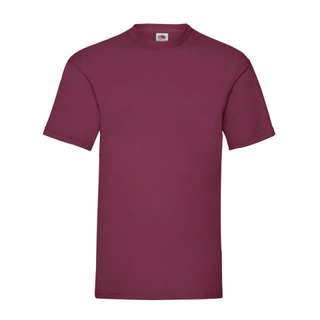 Fruit Of The Loom Fruit of the Loom Men Valueweight Heather T-Shirt in Burgundy Size: large Burgundy L Male 5063425905386