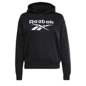 Reebok Identity Logo Fleece Hoodie (Plus Size) Wom - Black