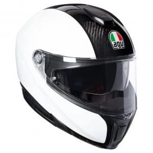 (M) AGV Sports Modular Mono Glossy Carbon / White
