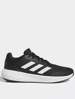 adidas Unisex Kids Runfalcon 3.0 - Black/White, Size 1 Older