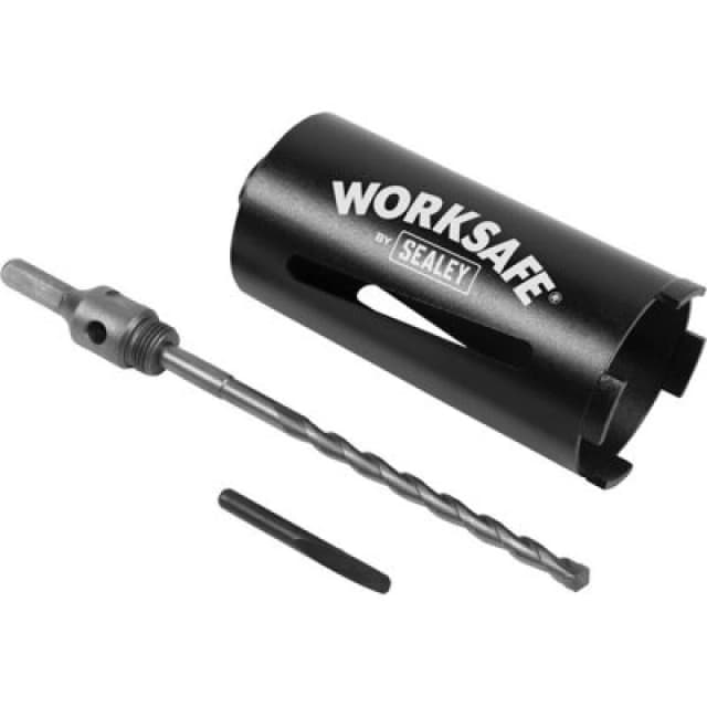 Loops 78mm x 150mm - Dry Diamond Core Drill Hole Saw - Hex Drive Adaptor - Drill Bit Multi