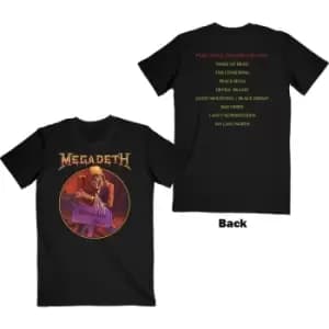 Megadeth - Peace Sells? Track list Unisex Large T-Shirt - Black