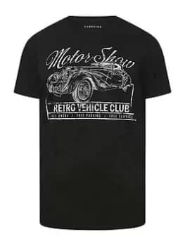BadRhino Motor Show T-Shirt - Black, Size 3XL, Men