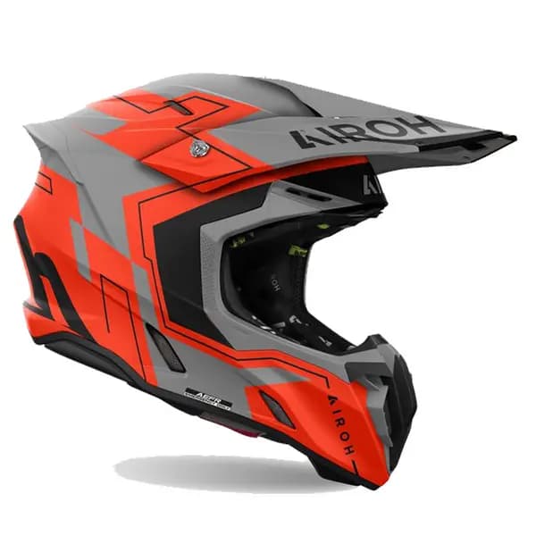 Airoh Twist 3 Dizzy Fluorescent Orange Offroad Helmet Size XL