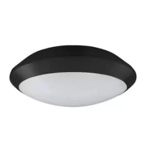 Phoebe LED Bulkhead 15W Melana Warm White 110° Diffused Black