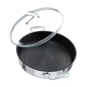 Circulon C Series 30cm Saute Pan with Lid Silver
