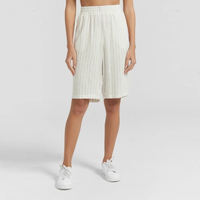 Be You Linen Shorts - Beige Beige 8