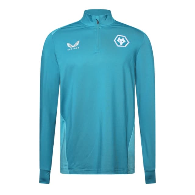 Castore Castore Wlvs 1/4 Zip PagodaBl/SaJt male S