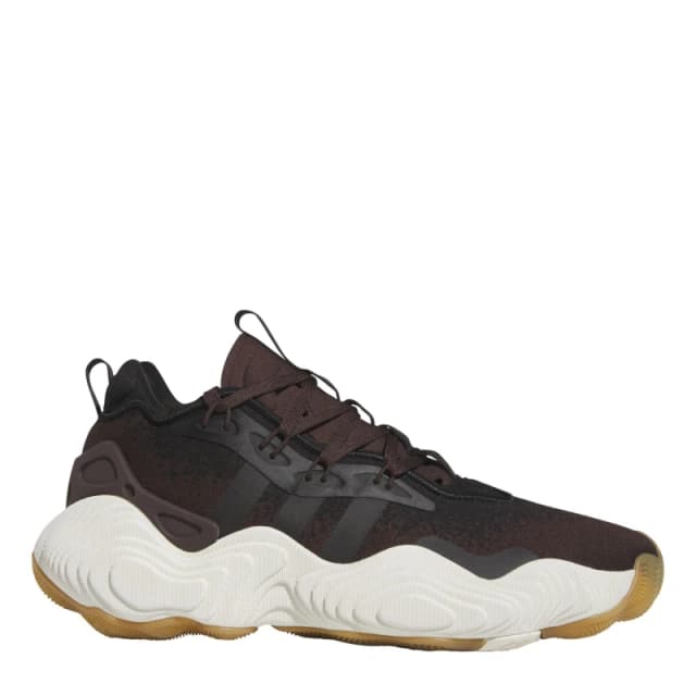 adidas Mens Trae Young Basketball Trainers Brown male 7 (40.7)