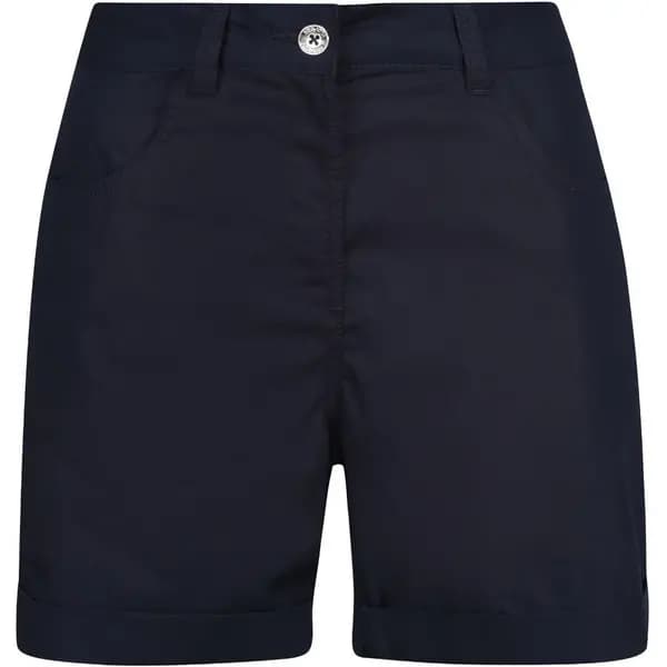 Regatta Womens Pemma Organic Coolweave Cotton Summer Shorts UK 14- Waist 31', (79cm) Navy RWJ245-540-14
