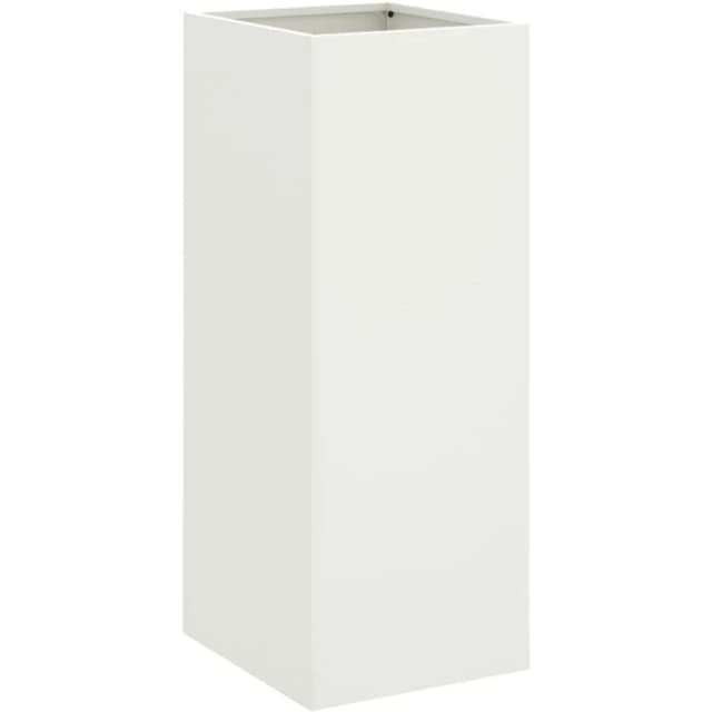 VIDAXL Planter White 32x29x75cm Steel Vidaxl 8721012364301