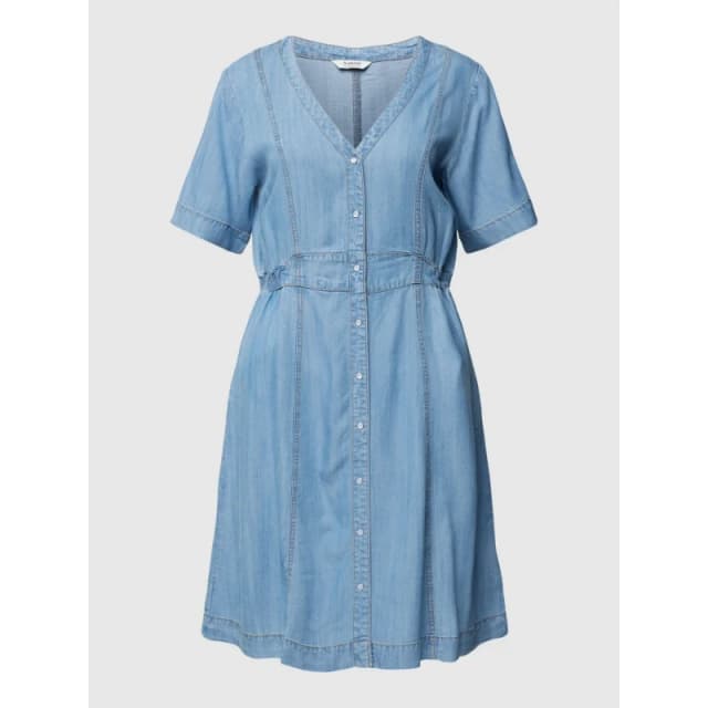 b.Young Womens v-neck denim dress b.young Lana Bleu Female 34