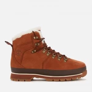 Timberland Womens Euro Hiker Furlined Boots - Saddle - UK 3