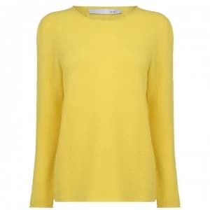 Oui Oui Crew Neck Knit - Yellow 2282