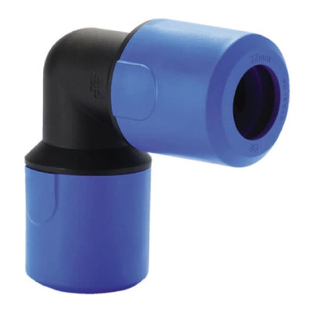 John Guest Speedfit 32mm Blue Push Fit Elbow - Pack Of 2 For Cold Water Connections