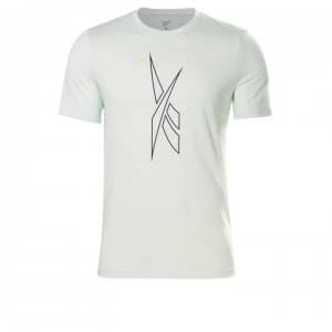 Reebok MYT Graphic T Shirt Mens - Aqua Dust
