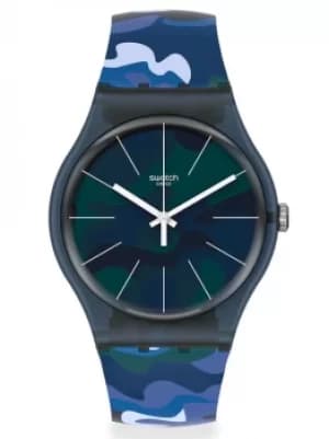 Swatch Mens Camouclouds Watch SUON140