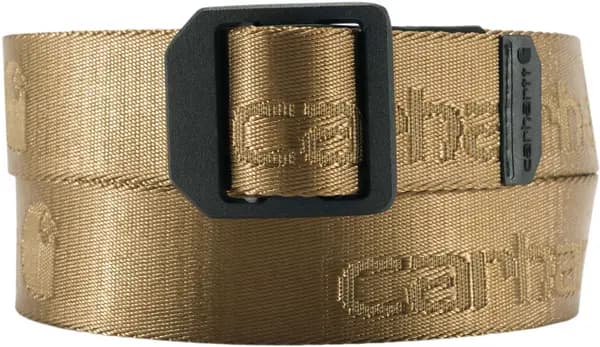 Carhartt Nylon Webbing Ladder Lock Belt, brown, Size M