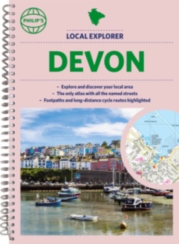 Philip's Local Explorer Street Atlas Devon Spiral bound