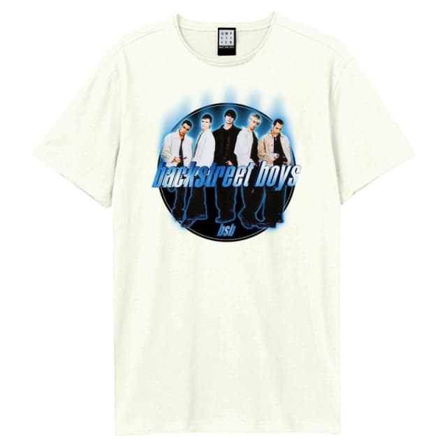 Amplified Amplified Men Bsb Backstreet T-Shirt in White Size: X-Small White XS Male 5063377023169