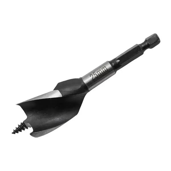 Faithfull Tri-Point Speed Stubby Auger Drill Bits FAITPAS25 Diameter: 25mm