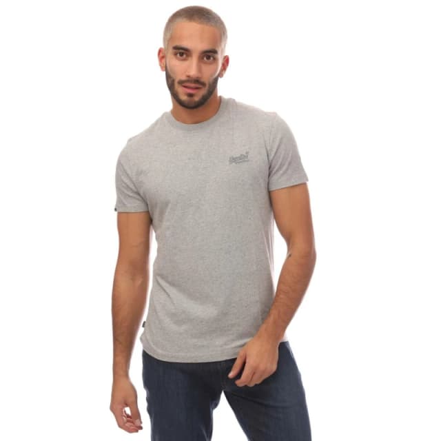 Superdry Vintage Logo Embroidered T-Shirt Stone male S