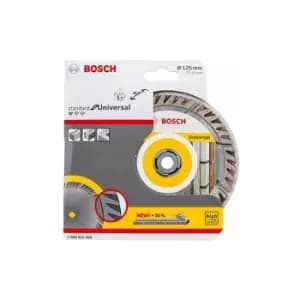 Bosch Professional 1x Diamond Cutting Disc 'Standard for Universal' (Concrete, Stone, Tile, Ø 125 x 22.23 mm, Accessories Angle Grinder)