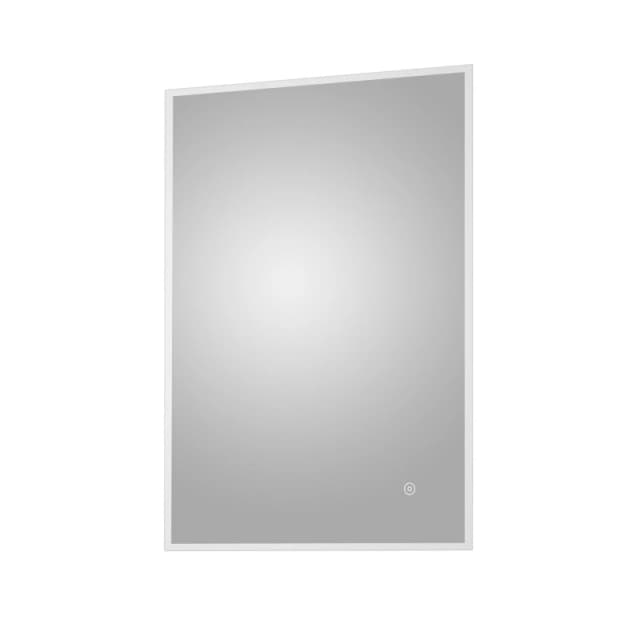 Balterley LED Illuminated Touch Sensor Minimalist Mirror Demister 700x 500mm Silver
