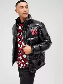 HUGO Biron Padded Jacket - Black, Size L, Men