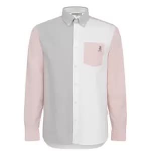 Ted Baker Foster Block Oxford Shirt - White