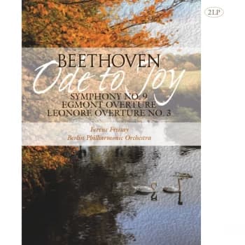 Ludwig van Beethoven - Ode To Joy Symphony No. 9, Egmont Overure, Leonore Overture No. 3 Vinyl