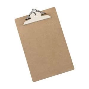 5 Star Office Foolscap Clipboard Rigid Hardboard