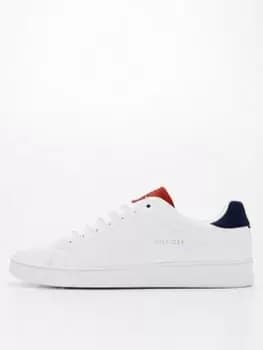 Tommy Hilfiger Retro Court Clean Trainers - White, Size 11, Men