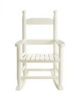 Premier Housewares Kids Rocking Chair - White