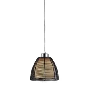 PicoSmall Dome Pendant Ceiling Light, Black, 1x E27